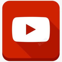 你管播放视频视频你管YouTube社交按钮图标高清图片