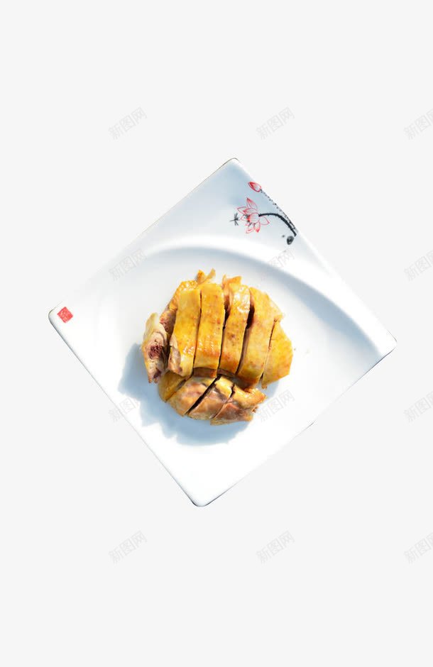 清远白切鸡png免抠素材_新图网 https://ixintu.com 产品实物 白切鸡 美食 菜肴