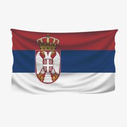 塞尔维亚旗标国家塞尔维亚高清图片