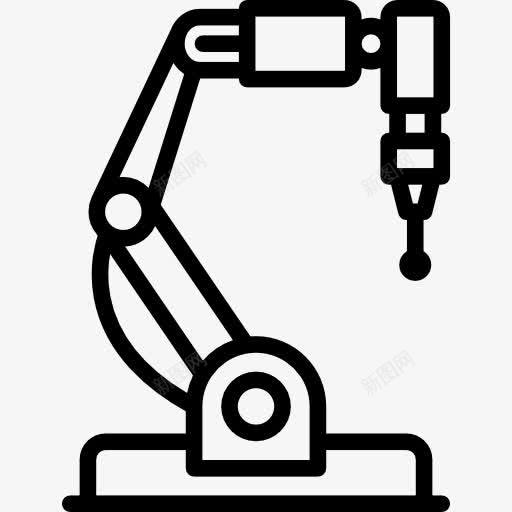 工业机器人图标png_新图网 https://ixintu.com 厂 工业机器人