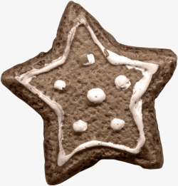 创意五角星饼干素材