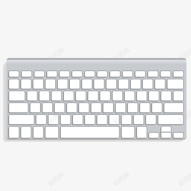 笔记本键盘附带键盘png免抠素材_新图网 https://ixintu.com 白色键盘 软键盘 键盘 键盘图案