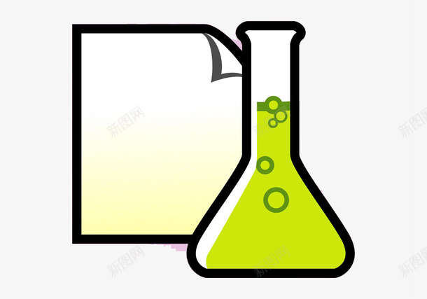 卡通化学用具png免抠素材_新图网 https://ixintu.com PH值 化学 卡通 彩色 试验瓶