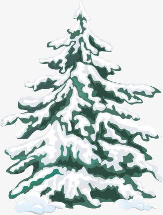 手绘创意绿色的圣诞树png免抠素材_新图网 https://ixintu.com 创意 圣诞树 绿色