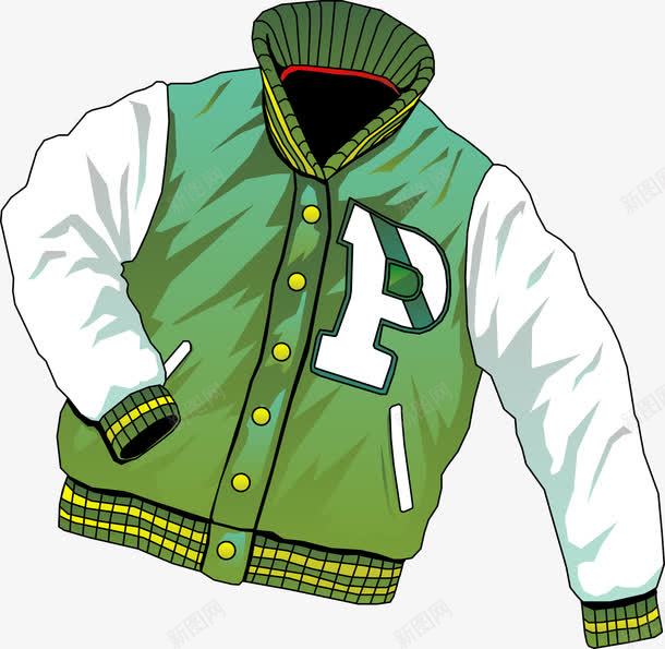 绿色棒球服png免抠素材_新图网 https://ixintu.com 图案设计 棒球服 绿色衣服 衣服上衣