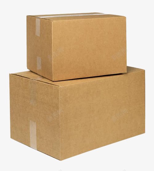 两个纸箱子png免抠素材_新图网 https://ixintu.com 两个 产品实物 牛皮纸箱子 粉色 纸箱