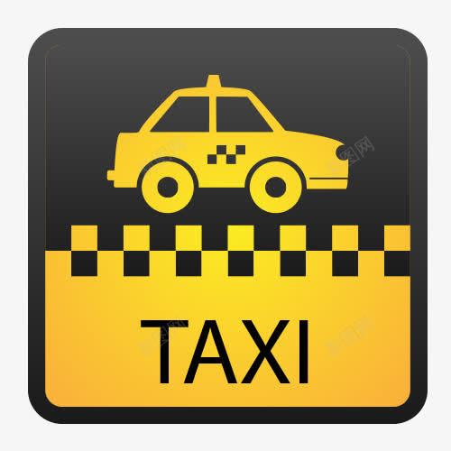 TAXI图标png_新图网 https://ixintu.com AI TAXI 出租车 图标 标志 的士