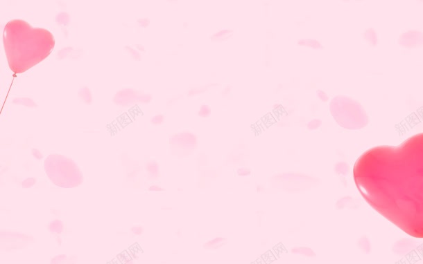 粉色爱心花瓣壁纸jpg设计背景_新图网 https://ixintu.com 壁纸 爱心 粉色 花瓣