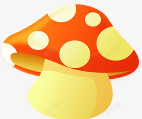 教师节手绘红黄色蘑菇png免抠素材_新图网 https://ixintu.com 教师节 蘑菇 黄色