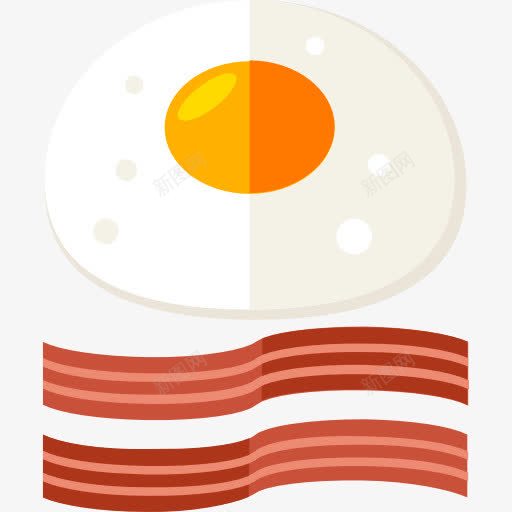 早餐图标png_新图网 https://ixintu.com 午餐 培根 早餐 食品 食品和餐厅吃饭 鸡蛋