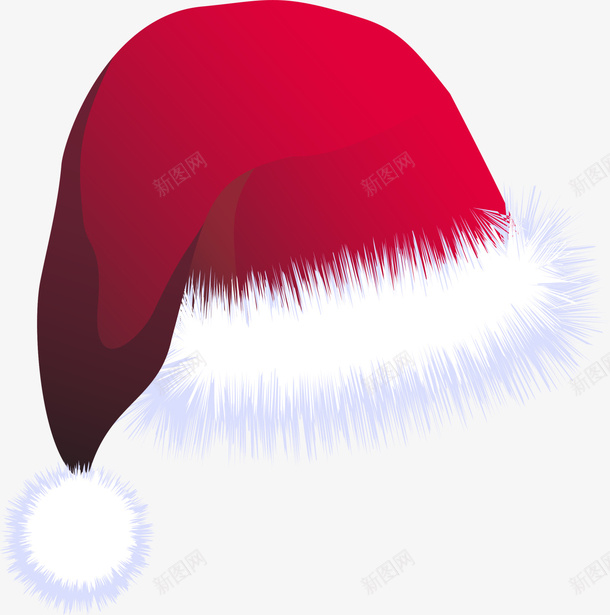 红色毛绒冬季圣诞帽png免抠素材_新图网 https://ixintu.com Christma Christmas Merry 圣诞帽 圣诞快乐 圣诞老人的帽子 圣诞节 红色帽子