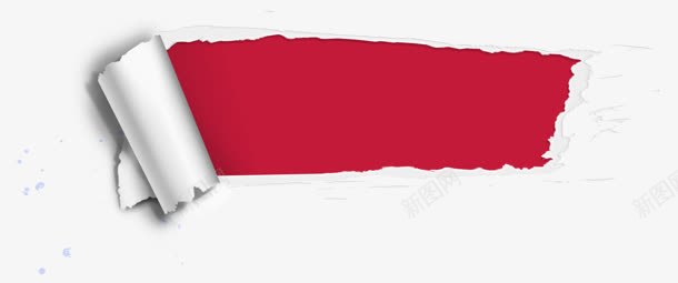 创意合成红色撕纸效果png免抠素材_新图网 https://ixintu.com 创意 合成 撕开的墙纸 效果 红色