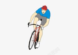 骑着山地自行车的人骑着自行车的人高清图片