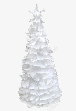 白色漂亮圣诞树素材