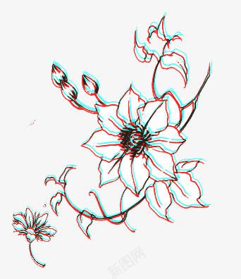 创意合成花卉素描png免抠素材_新图网 https://ixintu.com 创意 合成 素描 花卉