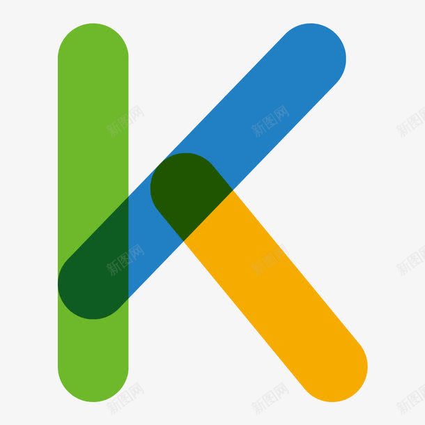 彩色字母Kpng免抠素材_新图网 https://ixintu.com K 一个 创意 卡通 字母 彩色 红色 蓝色 黄色