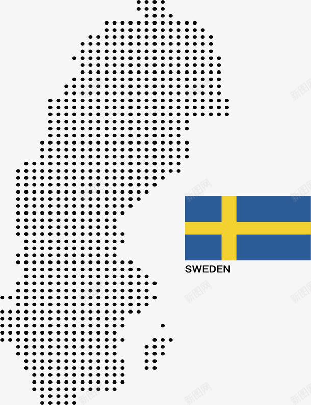 瑞典国家地图国旗矢量图ai免抠素材_新图网 https://ixintu.com 地图 瑞典 瑞典国家 瑞典国旗 瑞典地图 矢量png 矢量图