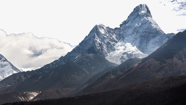 喜马拉雅山七psd设计背景_新图网 https://ixintu.com 名胜古迹 旅游风景 著名建筑