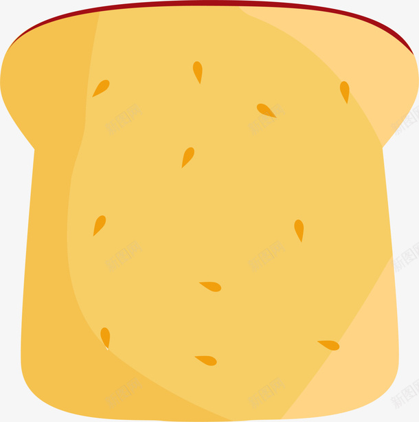 黄色卡通立体面包png免抠素材_新图网 https://ixintu.com 517 吃货节 吐司 立体面包 美食节 面包片 食品 餐饮