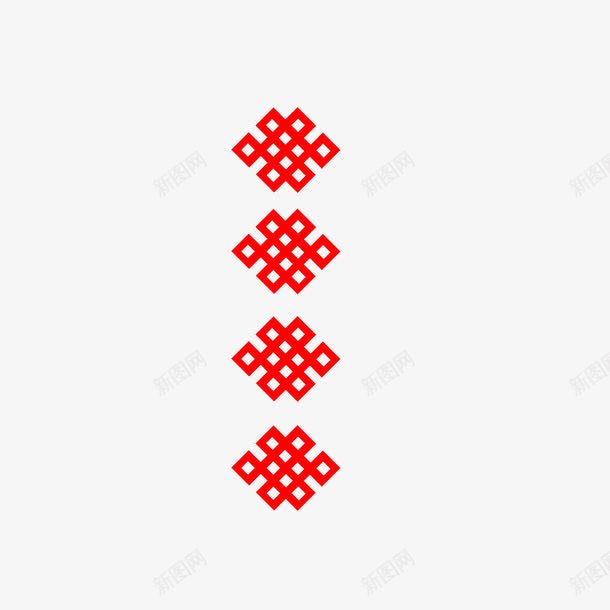 红色中国结元素png免抠素材_新图网 https://ixintu.com 中国结 元素 免扣 设计