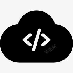 云存储设备云编码图标高清图片