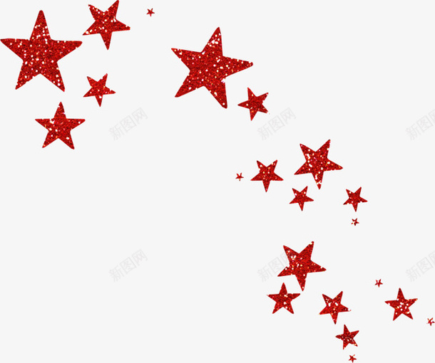 元素星星装饰png免抠素材_新图网 https://ixintu.com 五角 星星 红色 装饰