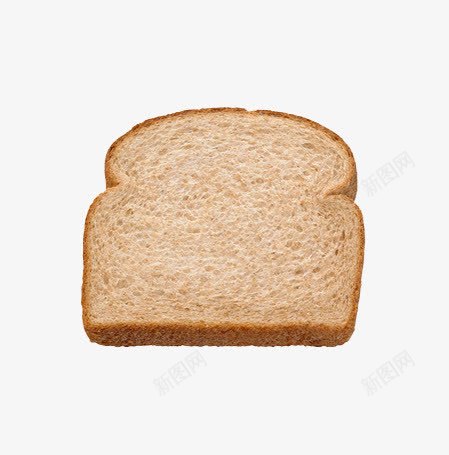 面包片粗粮png免抠素材_新图网 https://ixintu.com 一片面包 切好的面包片 烤面包 荞麦面包