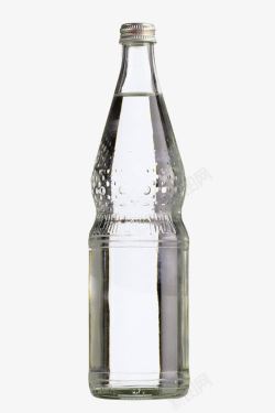 一个装满水的瓶子素材