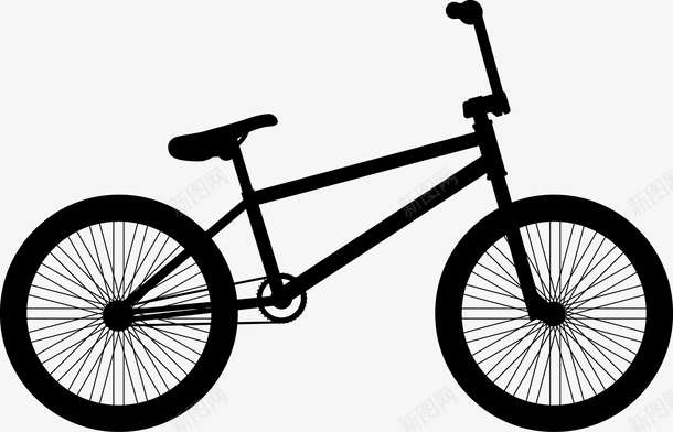 黑色手绘自行车图标png_新图网 https://ixintu.com 单车 卡通自行车 手绘自行车矢量 自行车 自行车手绘 非机动车 黑色
