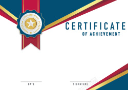 证书英文版优雅精致考究荣誉证书背景高清图片