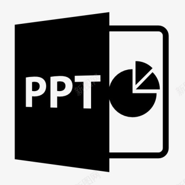 ppt格式文件图标图标