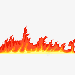 西餐厅图标卡通插画火焰火苗燃烧图标高清图片