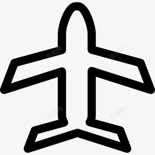 飞机的轮廓向上图标png_新图网 https://ixintu.com 指着飞机 旅游 旅行 轮廓 运输 飞机的轮廓
