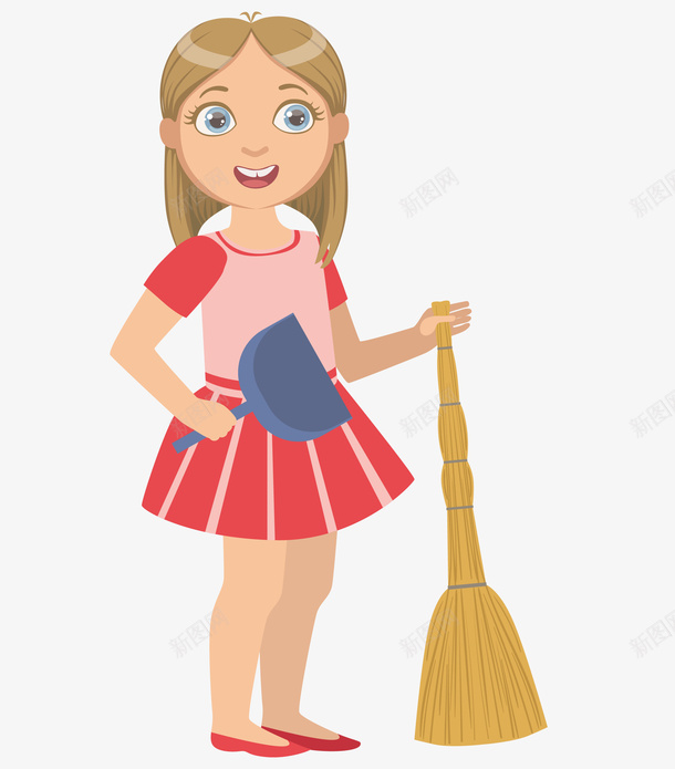 一个正在扫地的女士矢量图eps免抠素材_新图网 https://ixintu.com 女士 女士扫地 扫地 扫地PNG 扫地的女士 矢量女士 矢量图