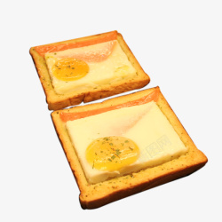 鸡蛋吐司面包素材
