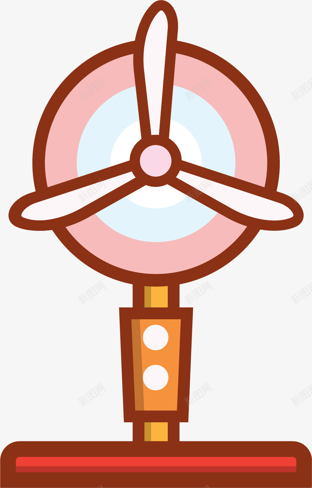 电扇图标矢量图ai_新图网 https://ixintu.com 吹风 家用电器 散热风扇 电器 电扇 电风扇 风扇 矢量图
