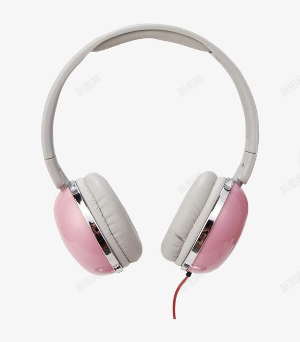 灰粉色小清新耳机png免抠素材_新图网 https://ixintu.com 产品实物 小清新 灰粉色 耳机