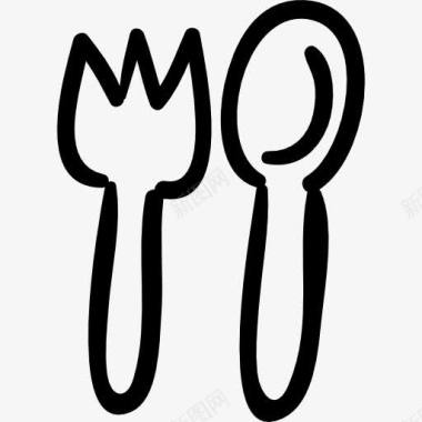 餐厅概述手工符号图标图标