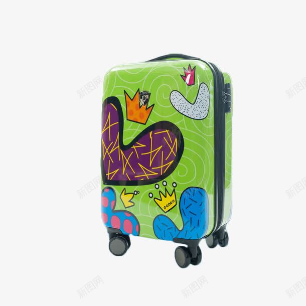 绿色行李箱包png免抠素材_新图网 https://ixintu.com 绿色 行李 箱包 产品实物 电商