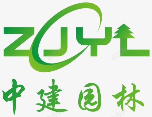 中建园林logo图标图标