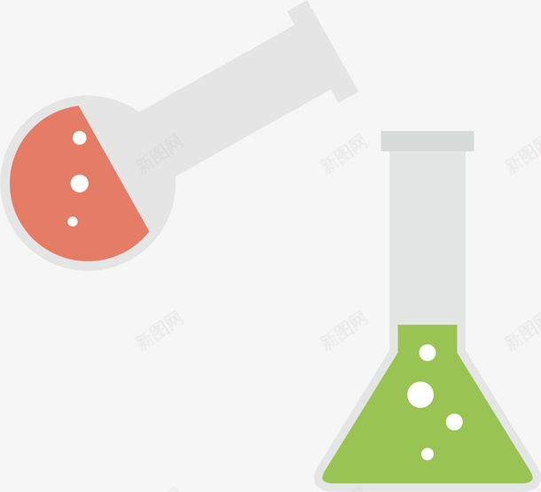 手绘化学试剂矢量图ai免抠素材_新图网 https://ixintu.com 化学试剂 扁平 手绘 矢量图