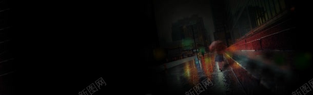 雨季街景唯美背景bannerjpg设计背景_新图网 https://ixintu.com banner 唯美 背景 街景 雨季