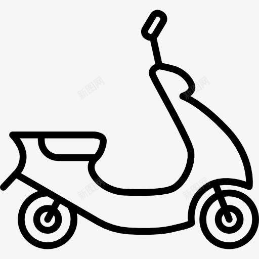 滑板车图标png_新图网 https://ixintu.com 摩托车 比赛专用 赛道汽车运动 踏板车 运输