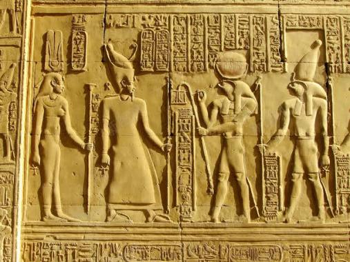古埃及法老壁画背景