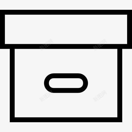 箱概述符号中风图标png_新图网 https://ixintu.com 中风 仓储 山楂Docs中风 工具和用具 工具盒 概述 盒 集装箱