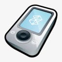 Zune微软Zune白MP3播放器iPodMP3播放器图标高清图片