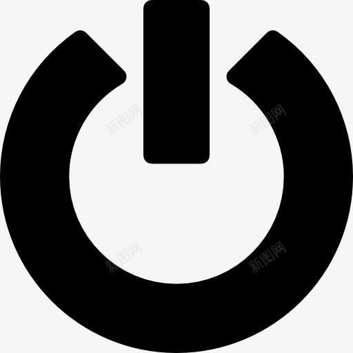 电源按钮图标png_新图网 https://ixintu.com 启动按钮 多媒体 多媒体选项 接口 接通电源 用户界面 电源 电源按钮 能源