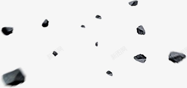 晶石黑色漂浮晶石png免抠素材_新图网 https://ixintu.com 晶石 漂浮 黑色