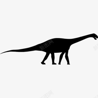 鲸龙的恐龙形状图标图标