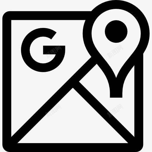 谷歌地图图标png_新图网 https://ixintu.com GPS 方位 方向 标志 标识